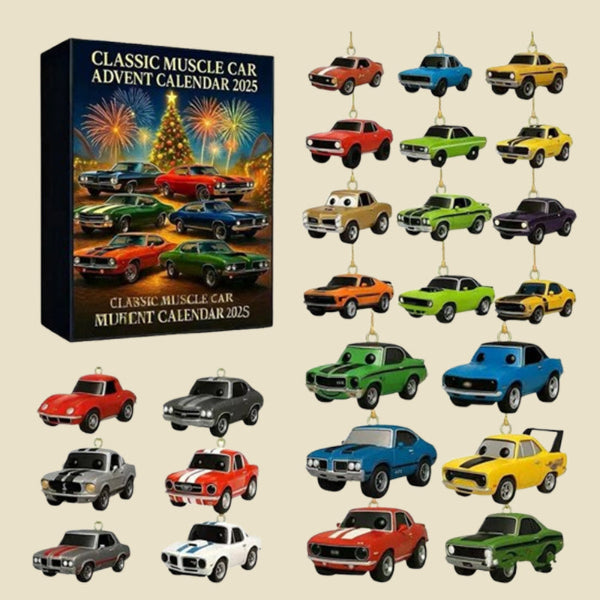 🎅🎄 Calendrier de l'Avent Classic Muscle Car 2025