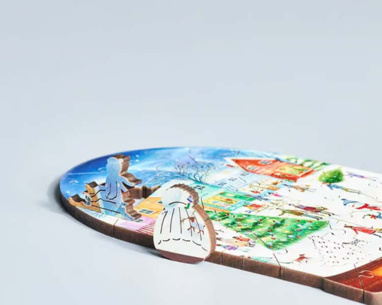 Calendrier de l'Avent puzzle de Noël