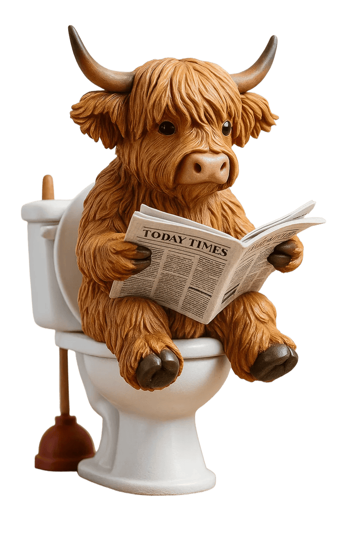 🐮 Calendrier de l'Avent Hooglander 2025 🎄✨ – Poupée 3D faite à la main avec Hooglander (24 pièces)