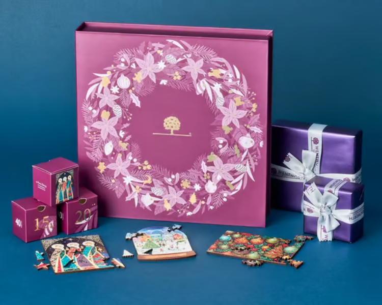 Calendrier de l'Avent puzzle de Noël