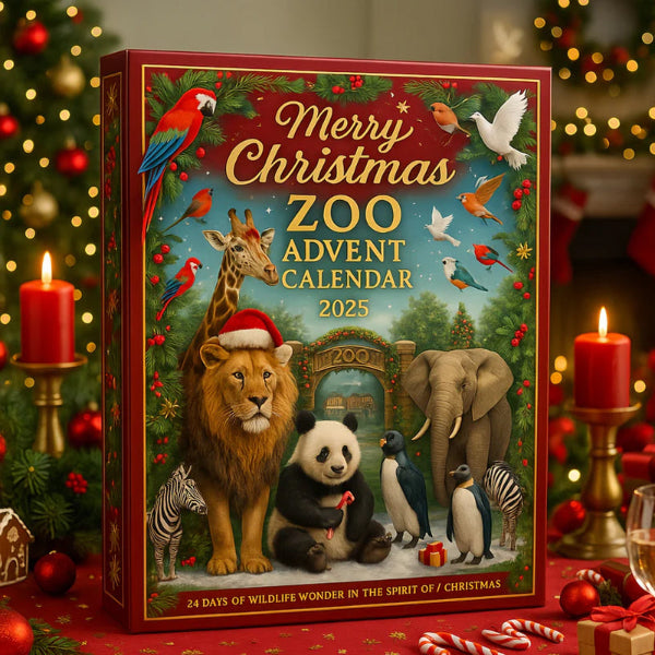 Joyeux Noël Zoo Calendrier de l'Avent 2025 🦁🎄