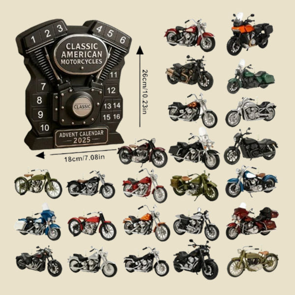 🏍️ Calendrier de l'Avent Motos Classiques 2025