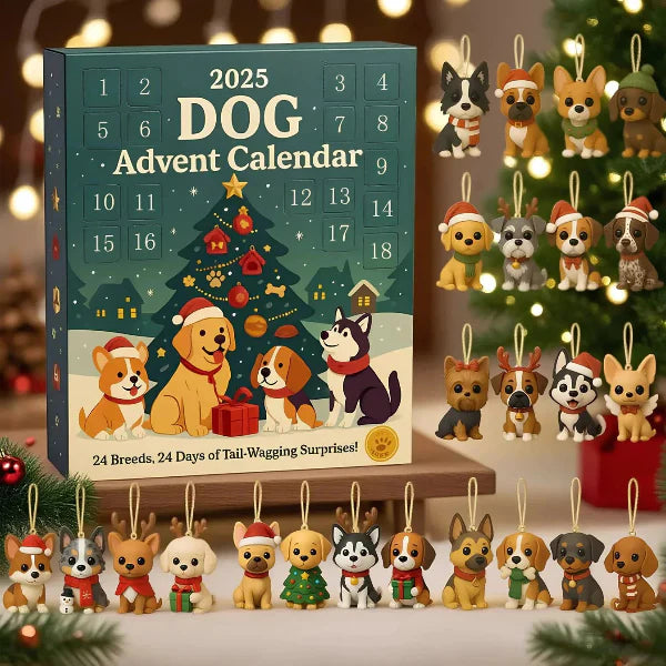 🌲 Cadeau de Noël – Calendrier de l'Avent Chiens Drôles 2025