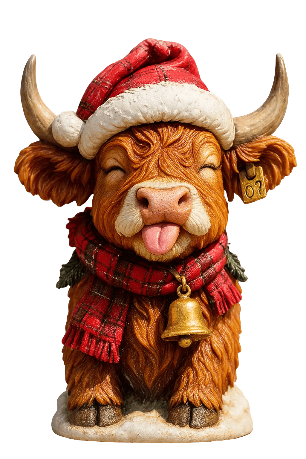 🐮 Calendrier de l'Avent Hooglander 2025 🎄✨ – Poupée 3D faite à la main avec Hooglander (24 pièces)